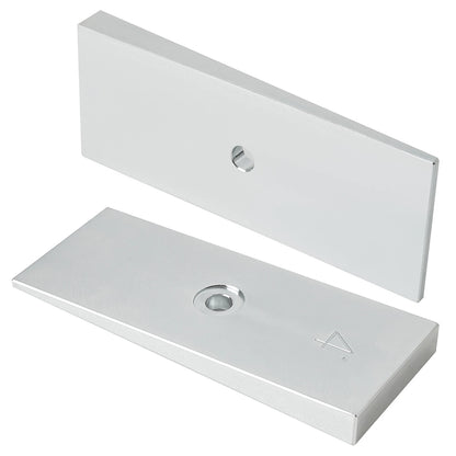 2" Wide 4°Degree Steel Leaf Spring Degree Shims Sliver - Set of 2