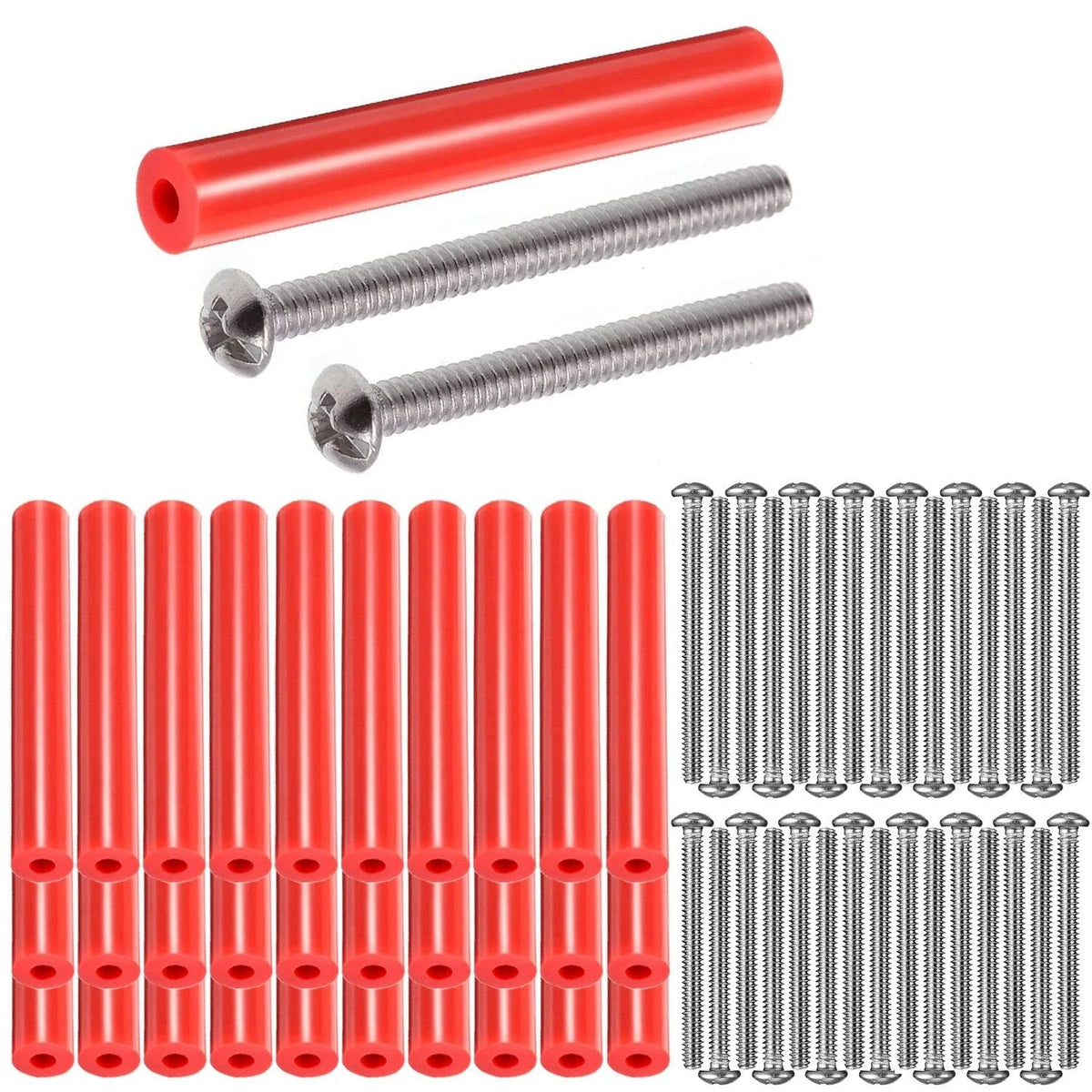 Electrical Outlet Box Extender Kit，Electrical Spacers, 60 Pack red