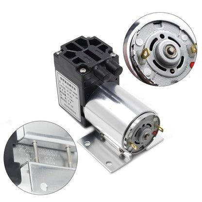 12V 5L/mi 65-120kpa Mini Vacuum Pump High Pressure Suction Diaphragm Pump Holder