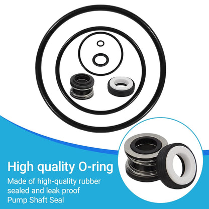 O-Ring Repair Rebuild Kit 79 Fit for StaRite Max-E-Pro Pool Pump – Black