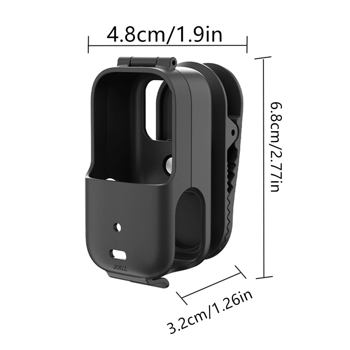 For DJI Osmo Nano Backpack Strap Mount Clip, Portable 360 Rotation Strong Grip