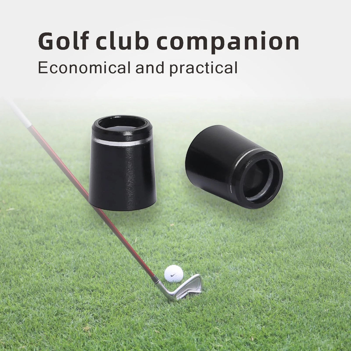 Mariyandh 12 Pcs 0.355'' Black Golf Club Ferrules for Irons Shaft