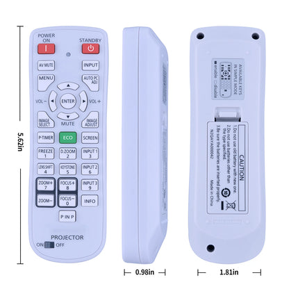 N2QAYA000042 Remote Control For Panasonic N2QAYA000041 6451055569 LCD Projector