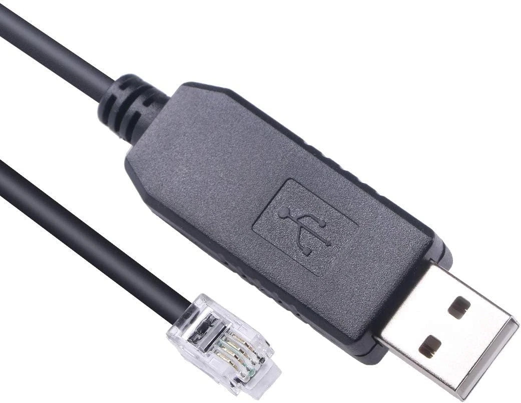 USB-RS232-RJ9 for Celestron Scope Control Cable, Nexstar 16ft, USB to RJ9
