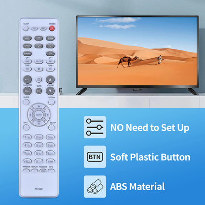 RC-1222 Remote Control For Denon Hi-Fi All-in-One Network CD Receiver RCD-N10