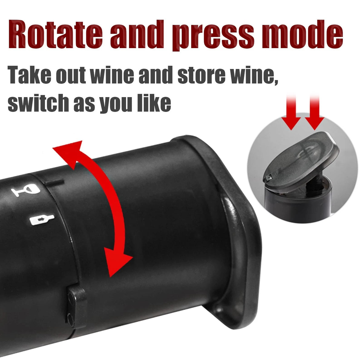 Vacuum Wine Dispenser, Multifunctional Aerator, Small, A1