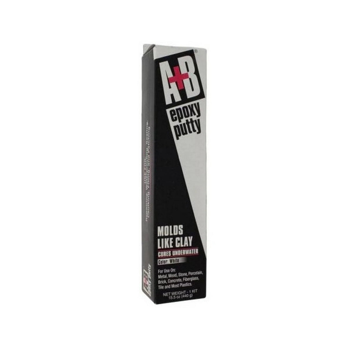 A+B Epoxy 9904K White Rezolin Kit, 14 oz. Container 1-(Pack), Black