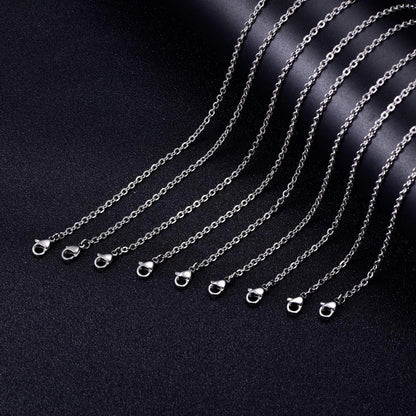30 Pack 18 Inch Necklace Chain Stainless Steel 18 Inches,