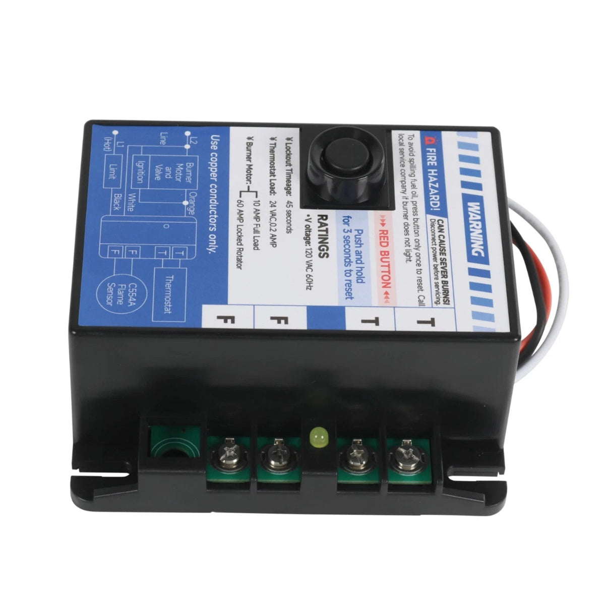 Intermittent Ignition Oil Primary Control For White-Rodgers 668-401 ICM1501