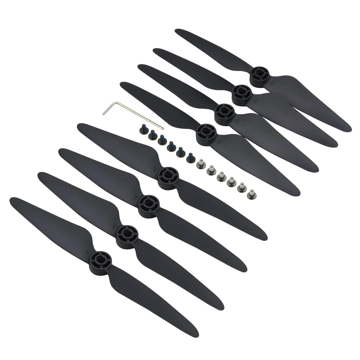 Blomiky 2 Sets 8 Pack F7 Foldable Propellers Replace Spare Pros Compatible...
