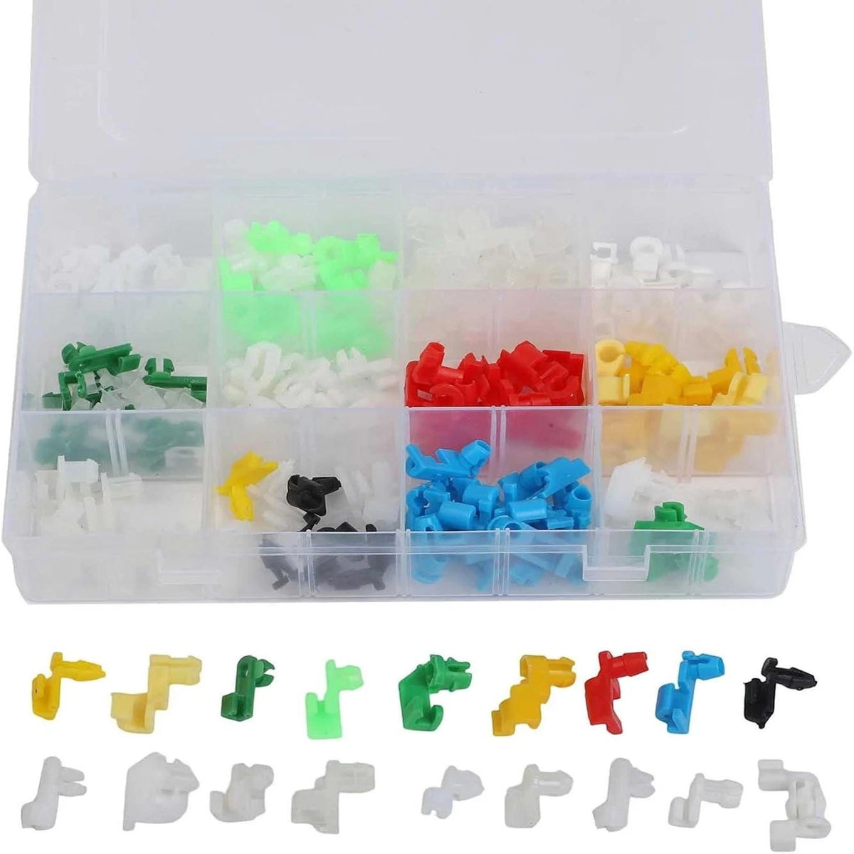 Plastic Fastener Clips for Door Lock Rods 160pc For Automotive Door Lock System