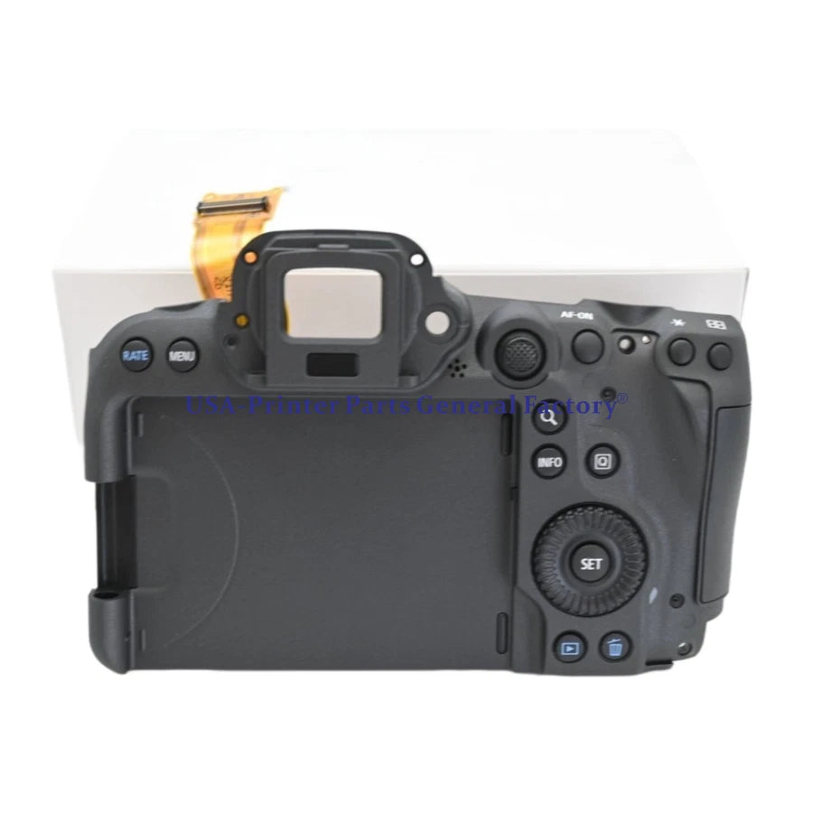 Rear Cover Back Shell Case + Button Flex Cable Compatible For Canon EOS R6 II