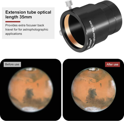 Alstar 2-Inch Telescope Eyepiece Extension Tube Adapter - Optical 2 Inch 50MM