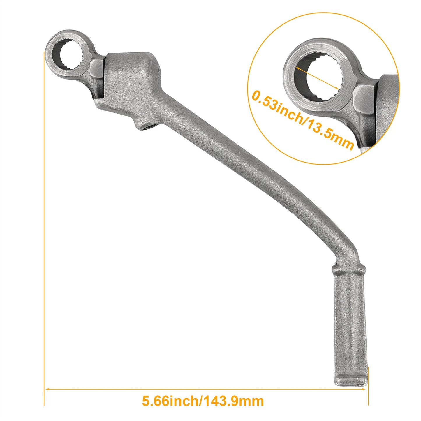 Kick Start Starter Lever Pedal 13064-0073 for 1999-2009，2011-2021 Kawasaki KX100