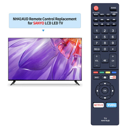 NH414UD Remote Control For Sanyo Smart TV FW50C36F FW50C78F FW65C78F
