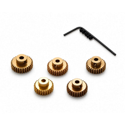 1Set 21T-25T Aluminum Pinion Gear For 1/10 RC Car Brushed Brushless Motor Parts/