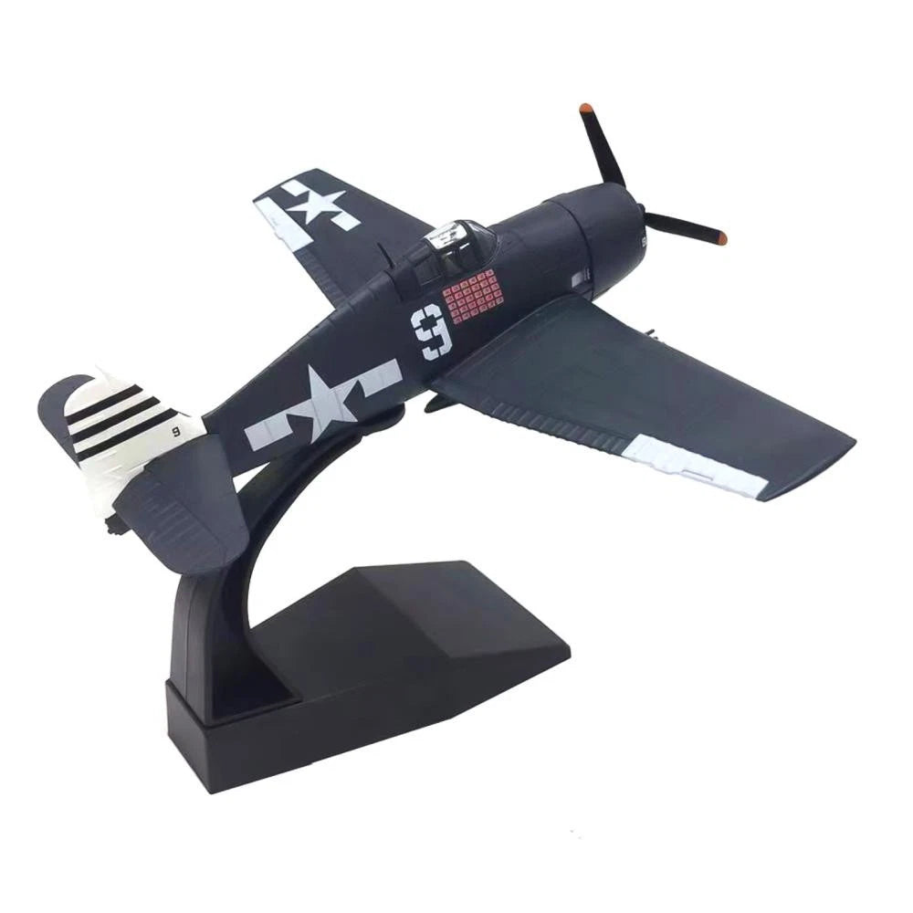 1:72 WWII U.S. F6F Hellcat Shipboard Fighter Alloy Military Aircraft Plane Model