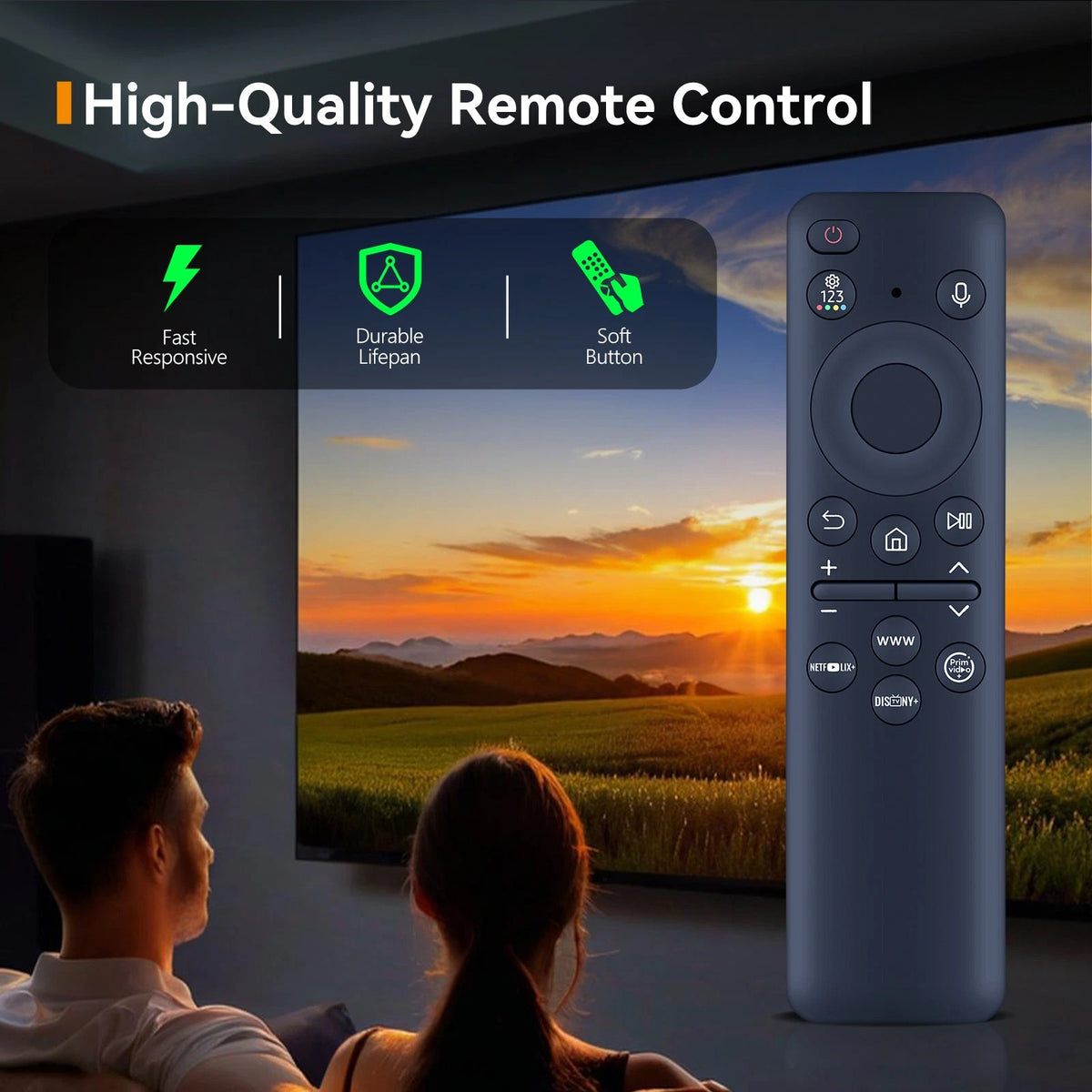 BN59-01432J Solar Voice Remote For Samsung LED TV QLED 4K Series BN59-01432A