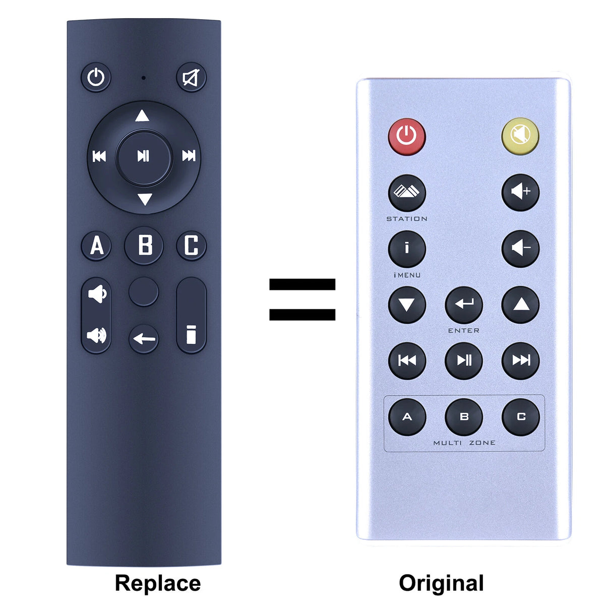 RMT-UNIVO1 Remote Control For BLUE AURA .WS80i High-end Audio