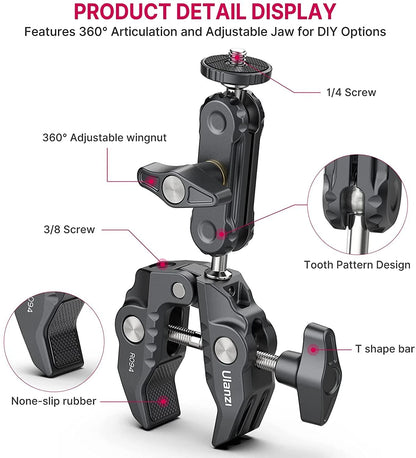 ULANZI Super Clamp Camera Mount Phone Kit, Kit