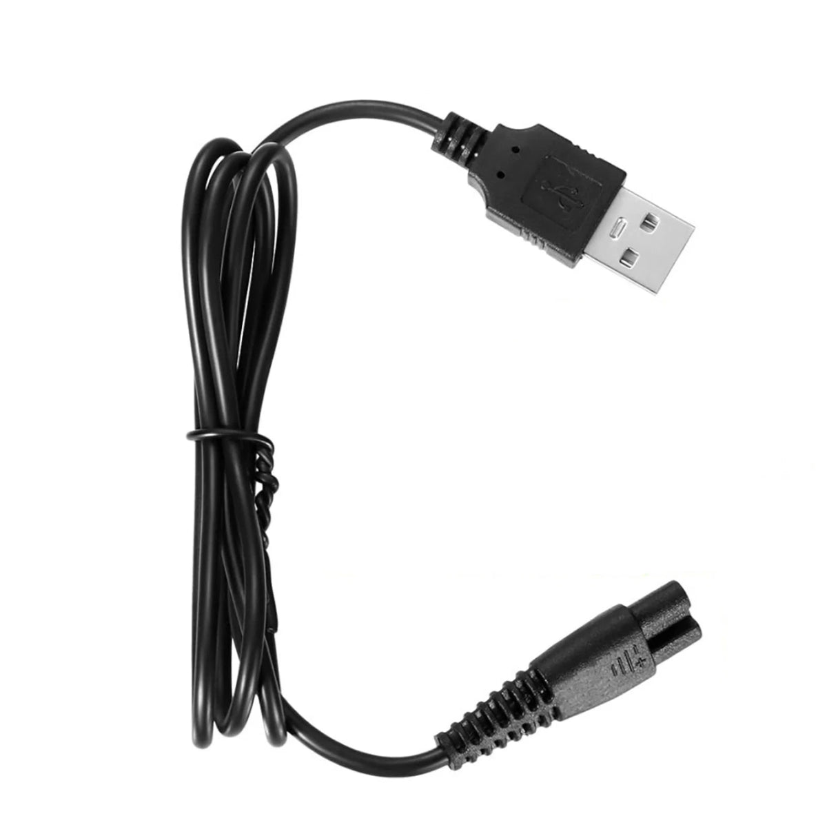 Replacement USB Cable for Shaver Charger DC 12-24V 1A Power Cord 124 cm Long