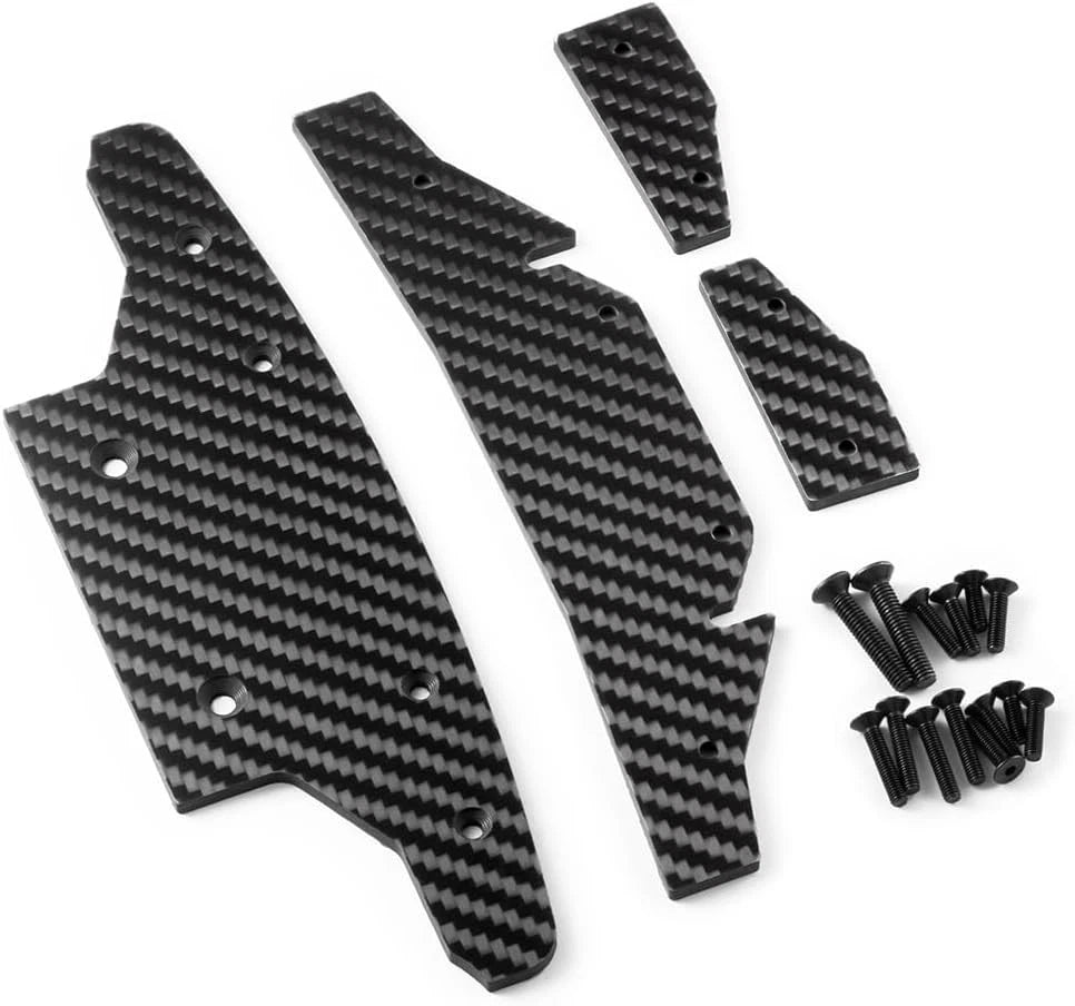 MORLORDY RC Chassis Armor Protector Carbon Fiber Skid Plate for ARR- ma 1/7...