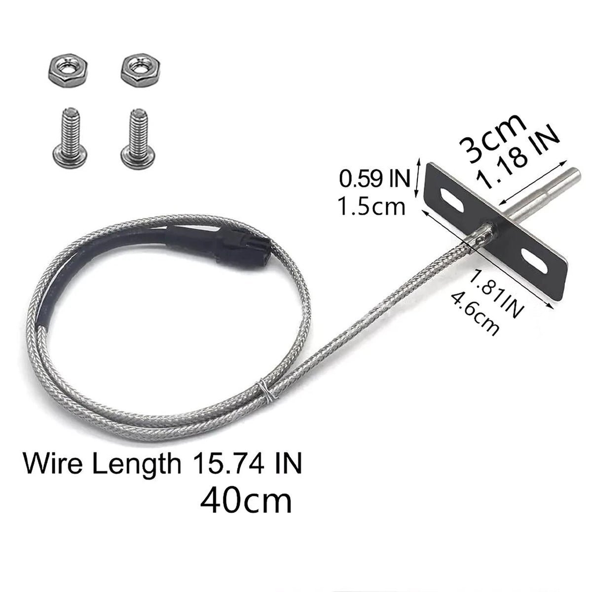 Plug & Play For Pit Boss RTD Sensor Replacement Pro Series Lexington Tailgater
