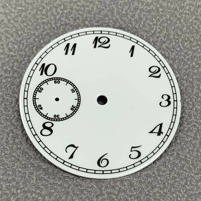 37mm Watch Dial Face+ Blue Watch Hands Kit for ETA 6497 ST3600 Movement A