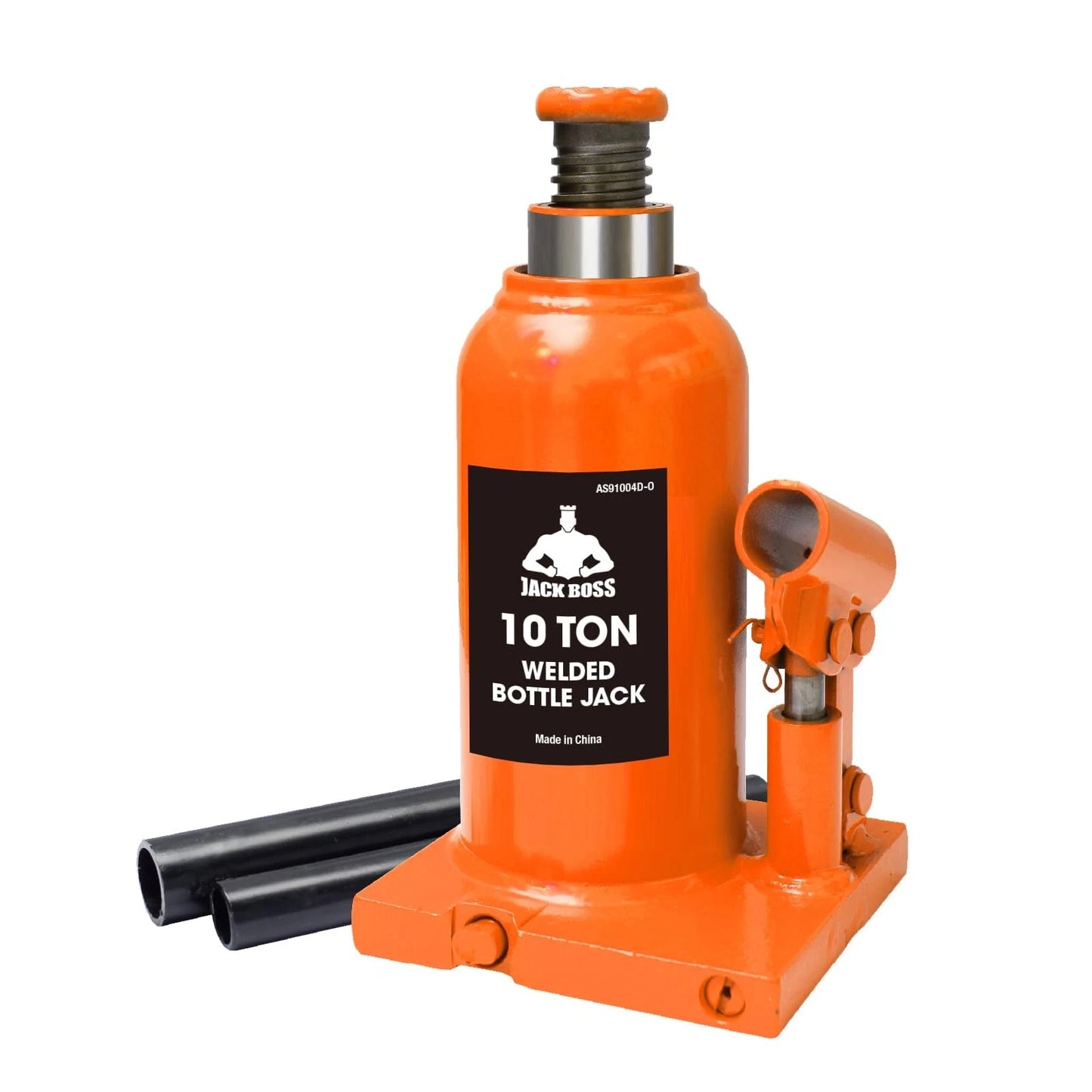 Jack Boss Bottle 10 Ton (20,000 LBs) Hydraulic Car Jack, 10 TON, Orange