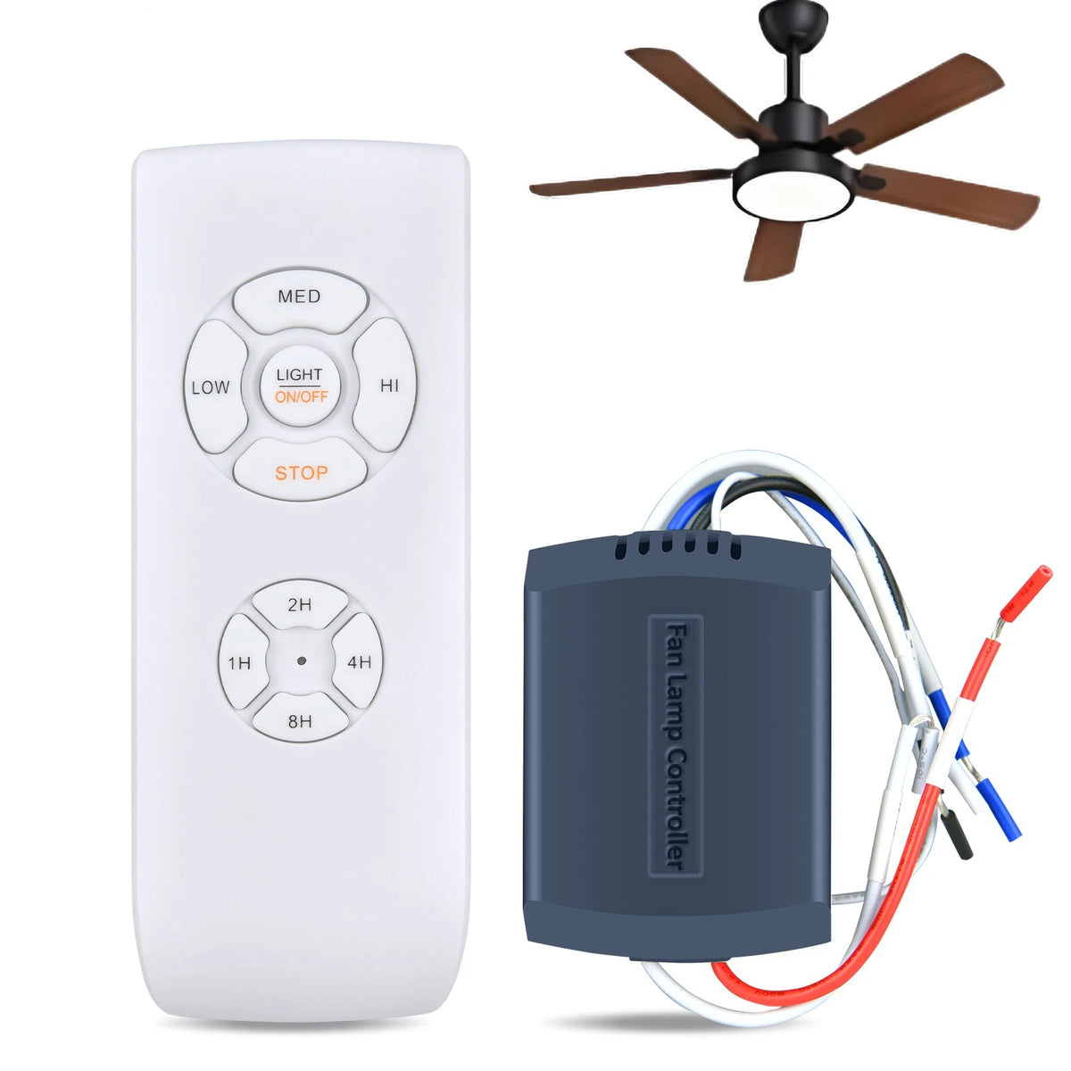 Universal Ceiling Fan Remote Control Kit 3-in-1 AC Motor Ceiling Fan Light