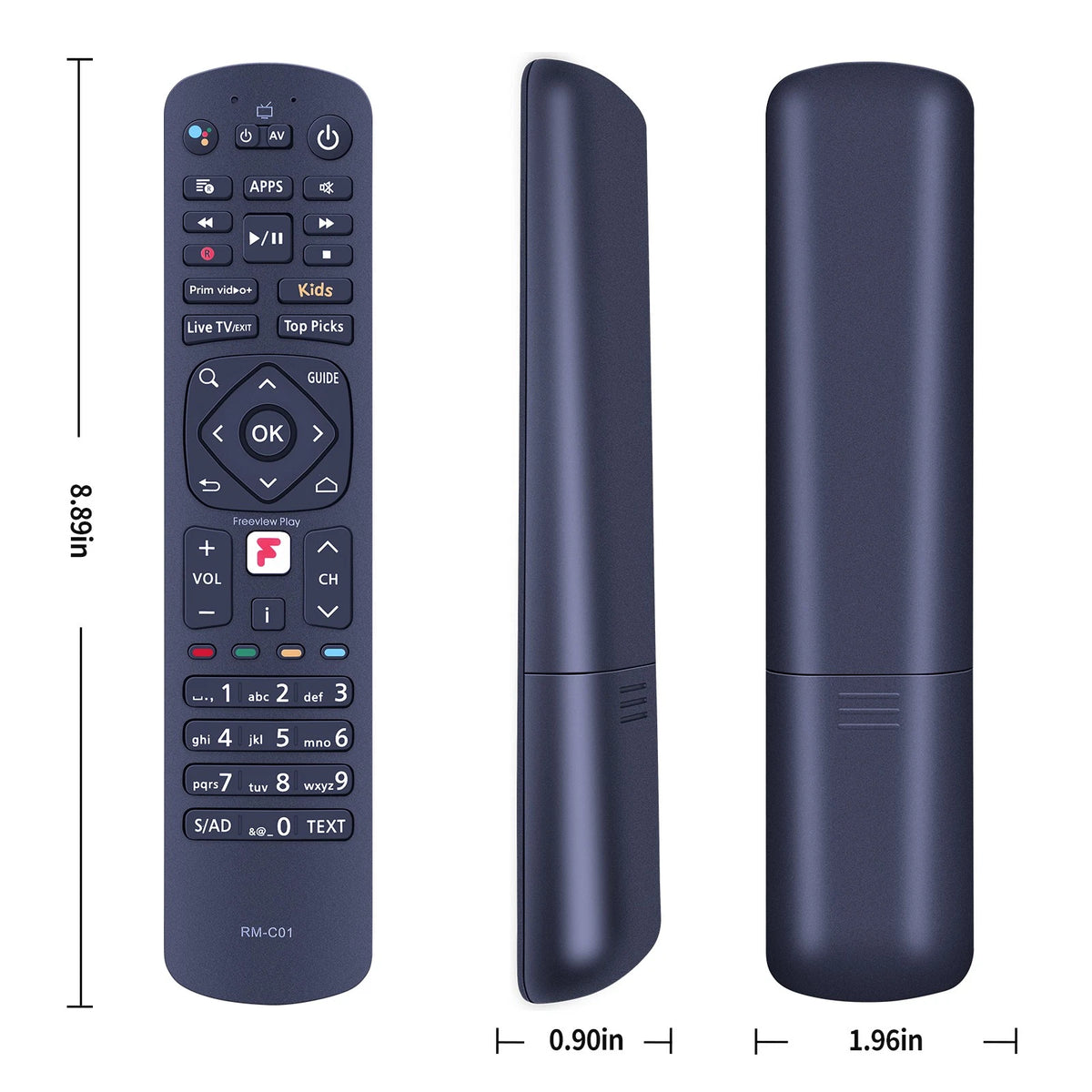 Replacement Remote Control For Humax Aura RM-C01 FVP 4K-GTR