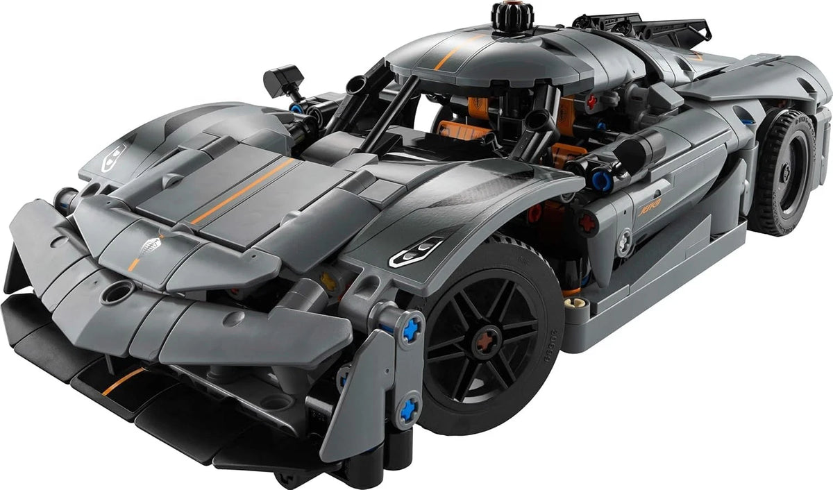 LEGO Technic Koenigsegg Jesko Absolut Grey Hypercar, Sports Car Multicolor