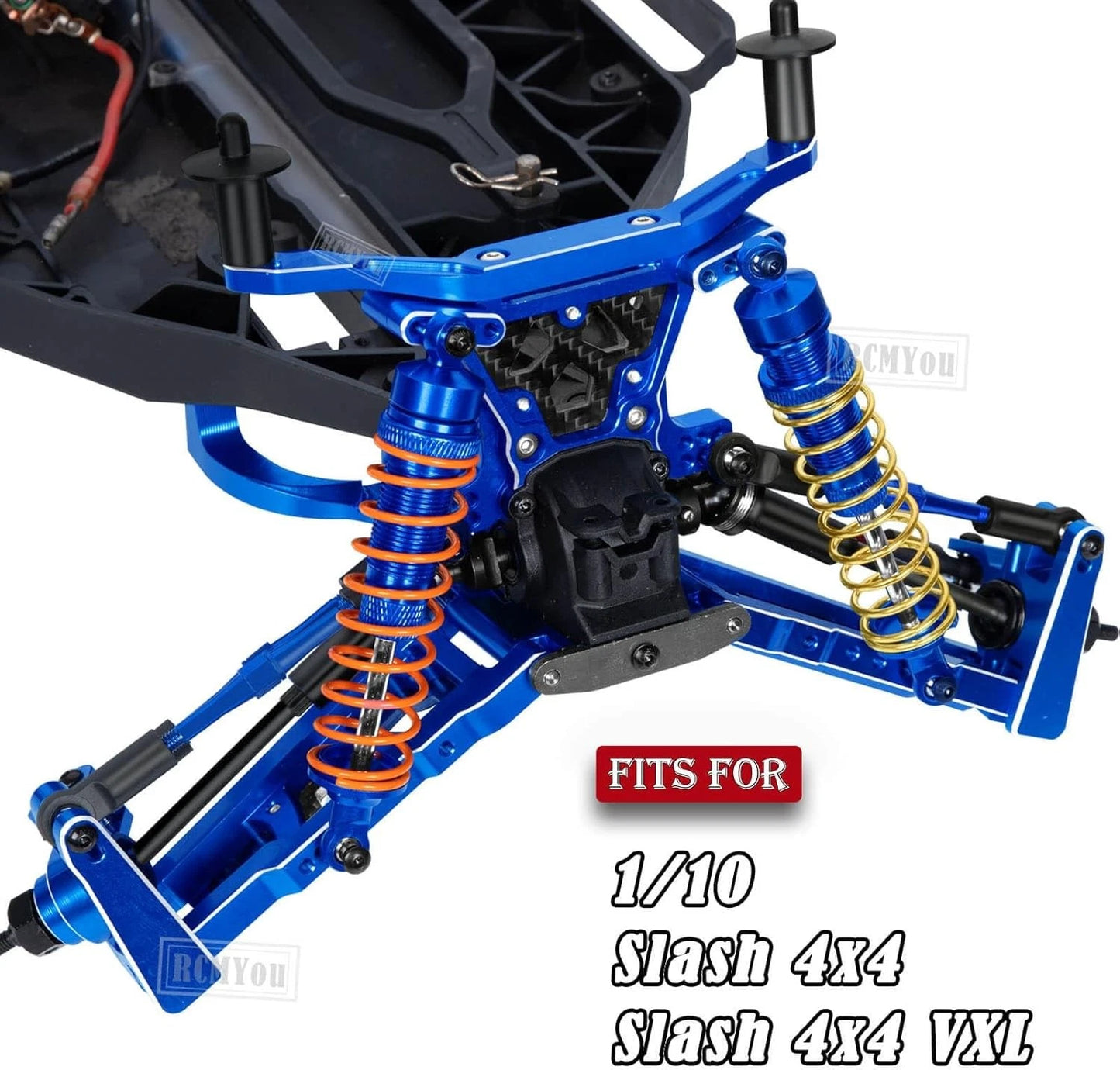 Upgrades Part for 1/10 Slash 4x4/Slash 4x4 VXL,Alloy RC Navy Blue - Parts