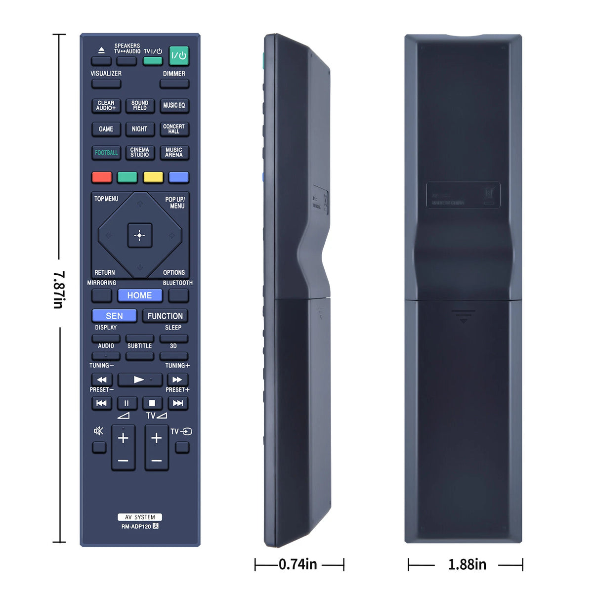 RM-ADP120 For Sony DVD Receiver Remote Control HBD-N9200W