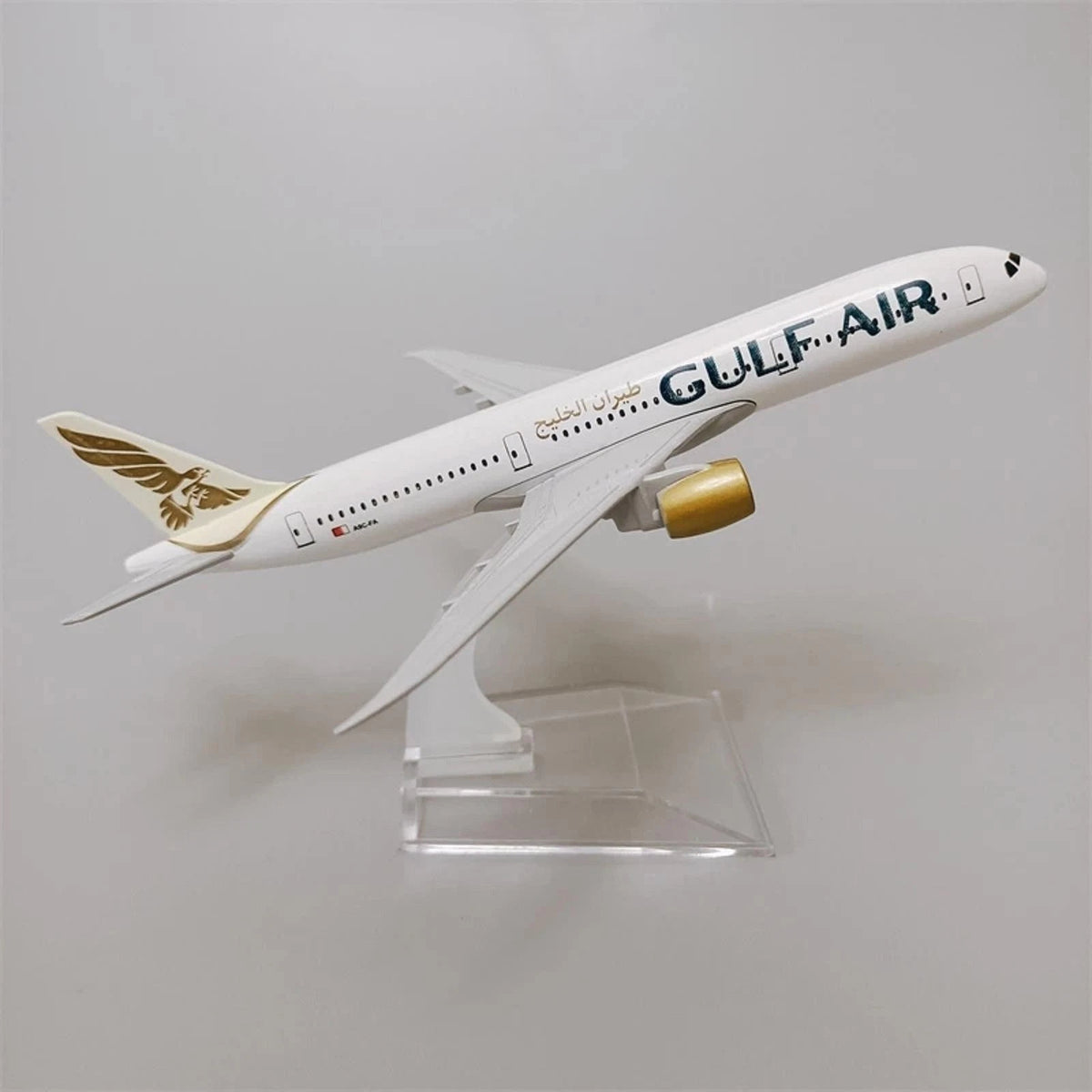 1/400 16cm Aircraft GULF B787 Alloy Plane Model Civil Airlines Ornaments Craft d