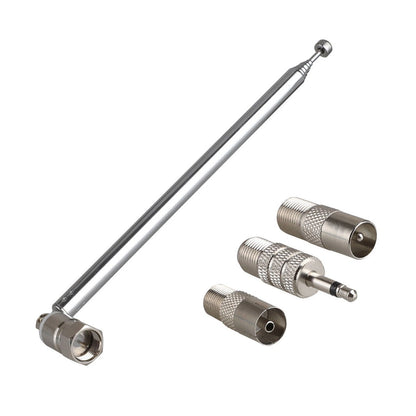 75ohm F Type FM Radio Antenna Aerial 3.5mm Adapter Connector For Bose Wave Radio