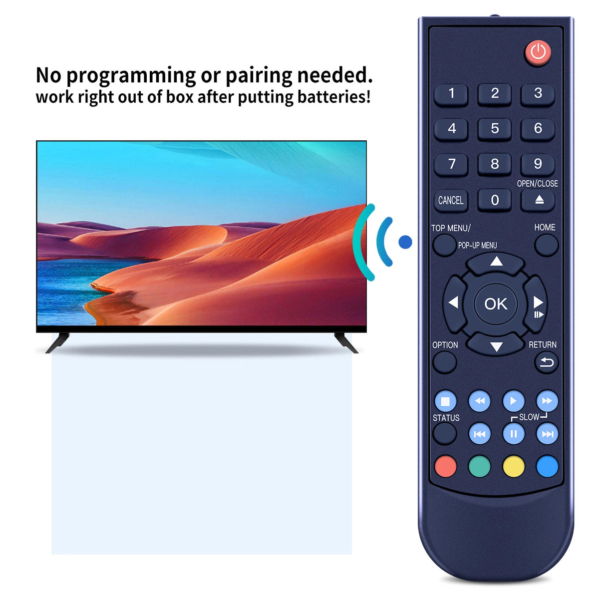 N2QAYA000205 Remote Control For Panasonic DVD Player DP-UB150 DP-UB154