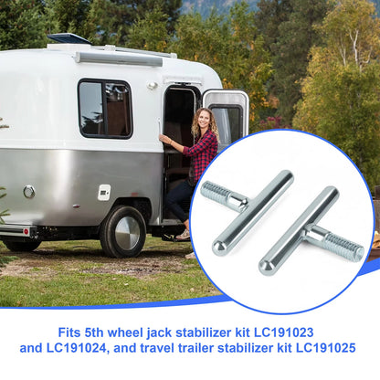 2Pcs T-Handles Bolts For JT's Strong Arm Jack Stabilizer 314594