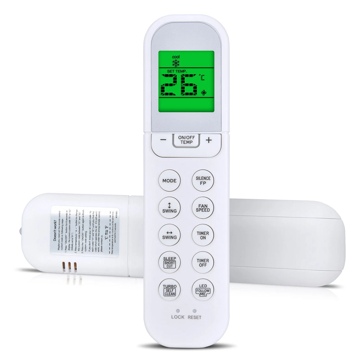 Remote Control For Midea ComfortStar Frigidaire Air Conditioner with Backlight