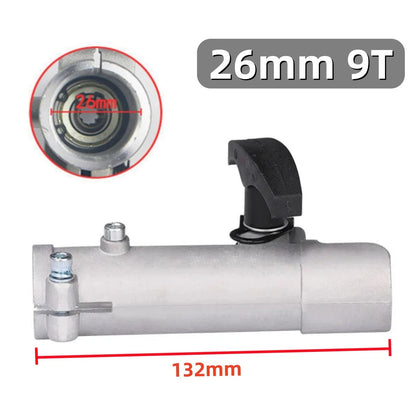 26mm 9-Teeth Shaft Connector Joining Clamp For Strimmer Garden Lawn Accessories