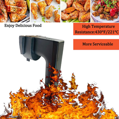 Rhsaae Air Fryer Replacement Parts Handle for Gourmia GAF556 5QT M, Black
