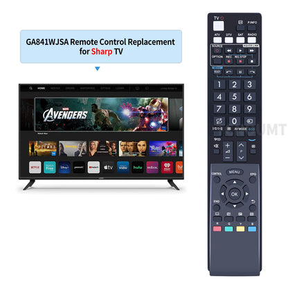 GA841WJSA Remote Control For Sharp TV LC-40LE820 LC-40LE820E LC-46LE820