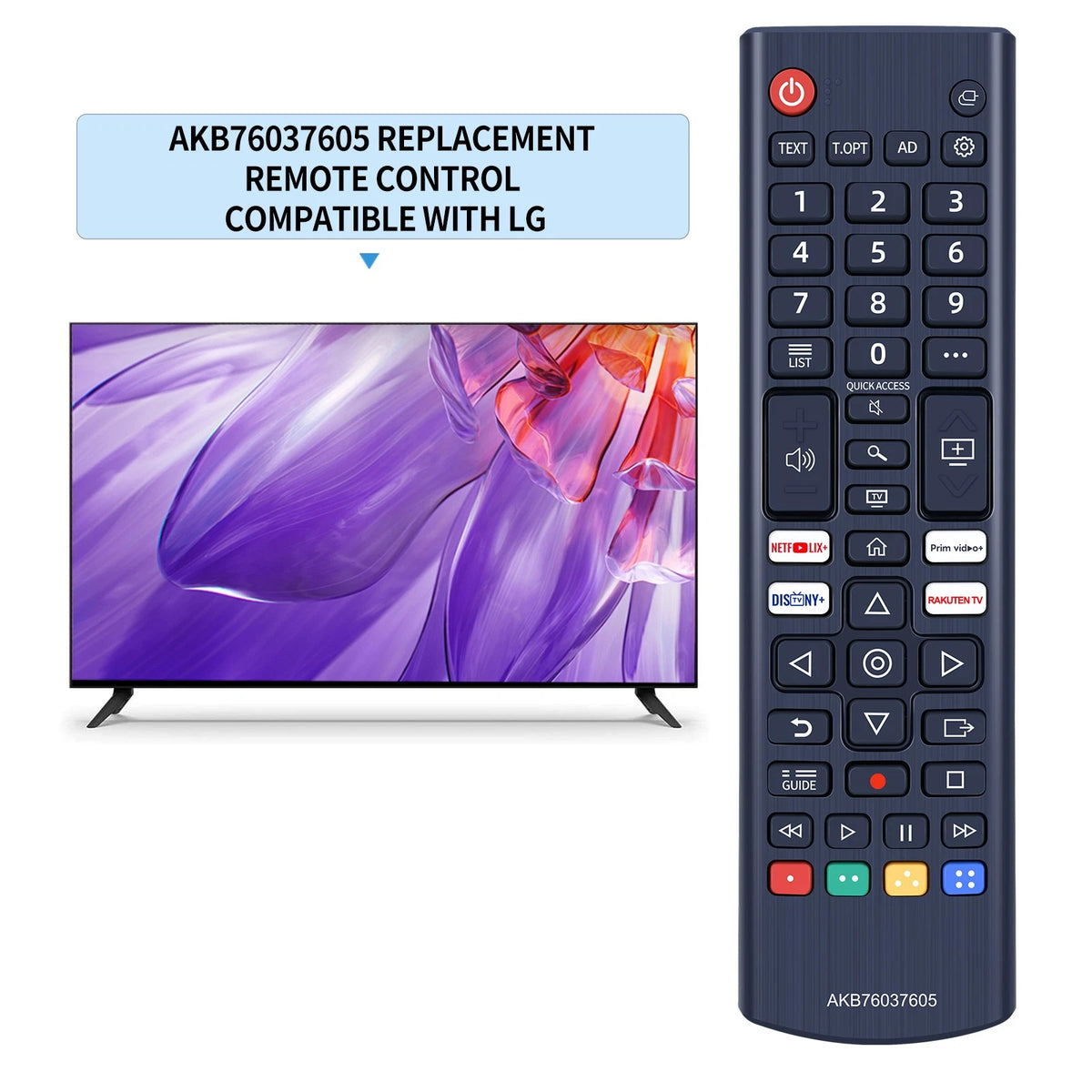 AKB76037605 Replacement Remote Control For LG TV 32LM577BZUA 55UP7000PUA