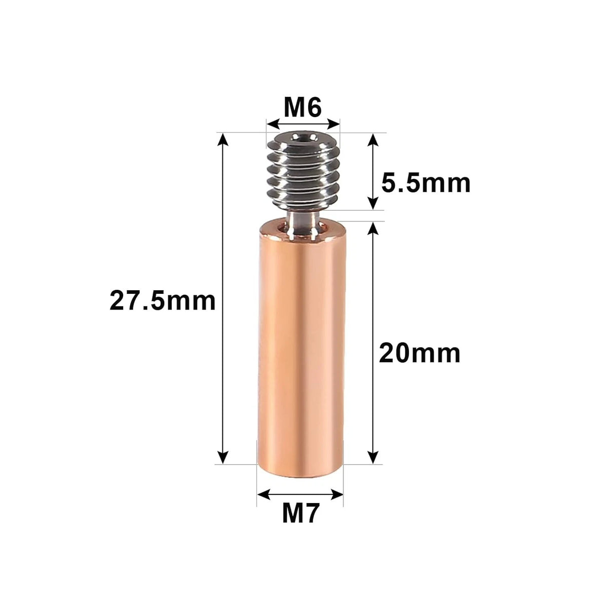 Alinan 4pcs CR10 Bimetal Heatbreak, Upgrade Ender3 Heatbreak