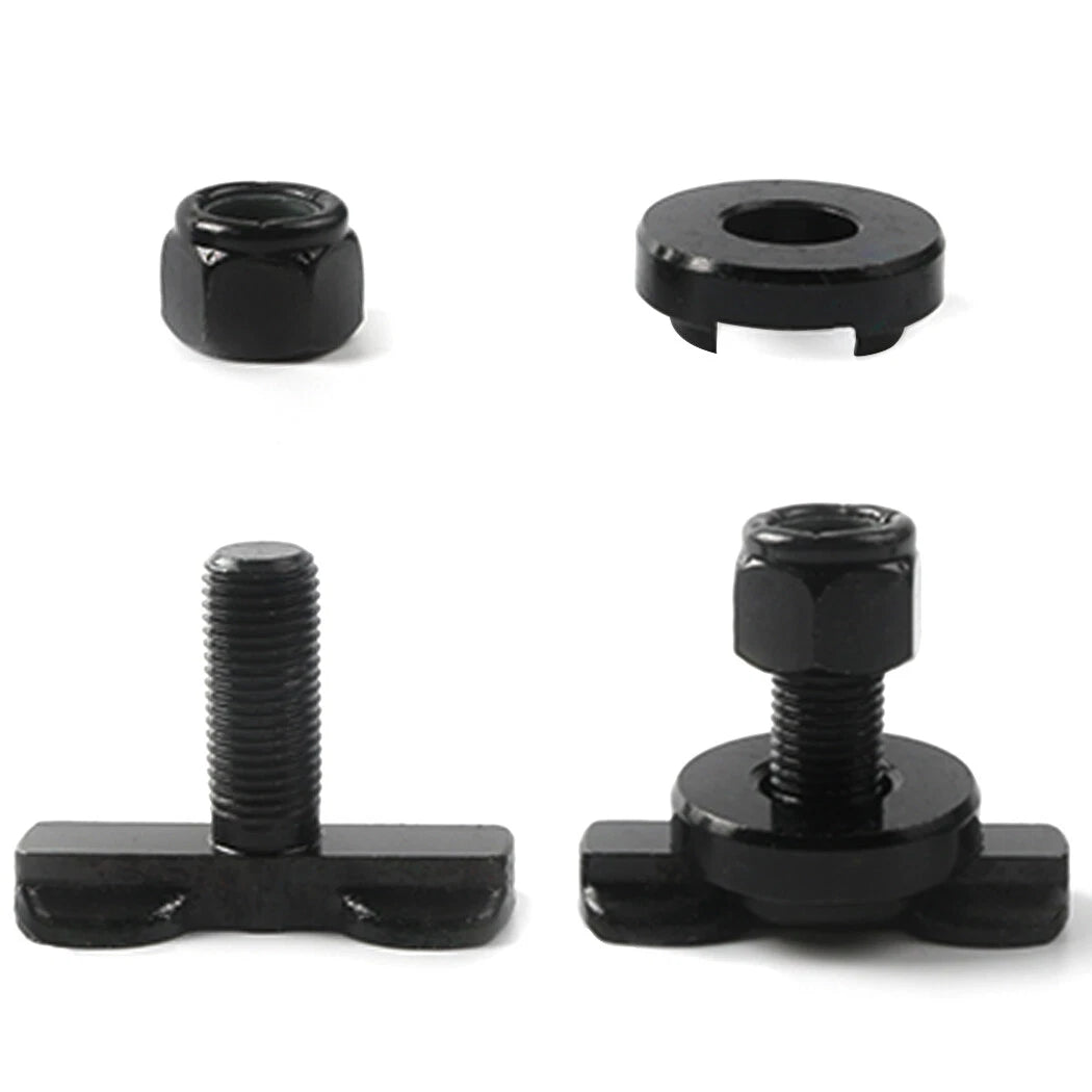 8 Pcs L-Track Double Lug Threaded Stud Nut Fitting Tie Down|  with L Track R