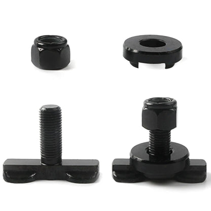 8 Pcs L-Track Double Lug Threaded Stud Nut Fitting Tie Down|  with L Track R