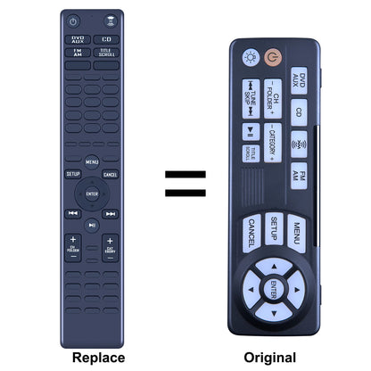 For 2014-2017 Honda Odyssey EXL SE Rear DVD Entertainment Remote Control Replace