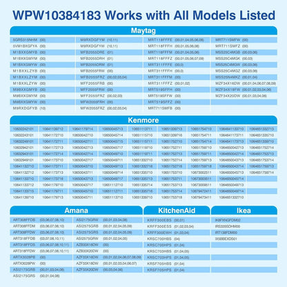 WPW10384183 W10384183 Refrigerator Thermistor - Replacement Parts Compatible...