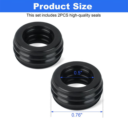 5L7Z-7D285-A Transmission Oil Cooler Line Seals For Ford 2007–2024 (x2)