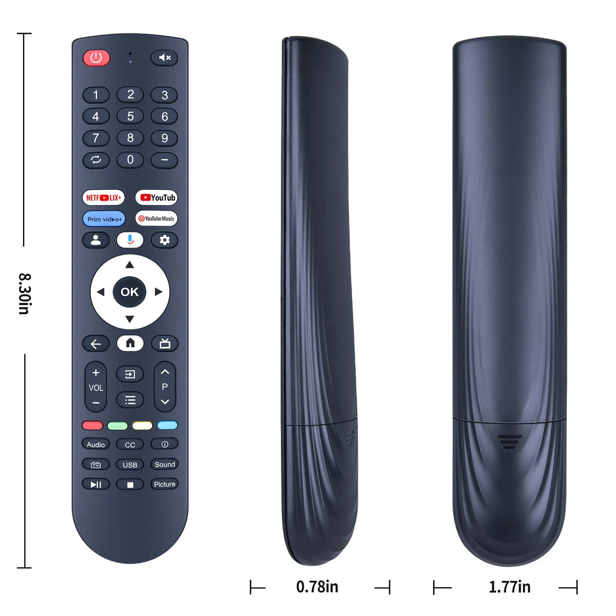 Remote Control For FPD 32/40/43-inch Palette Series Google TV with Voice
